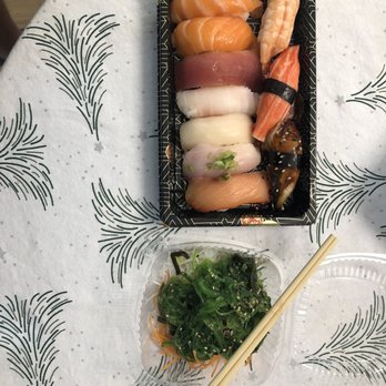 Eastern Kitchen & Sushi - Seaweed salad and sushi platter. - Sushi Bars Near Me - St. Petersburg, Florida Eastern Kitchen & Sushi - Seaweed salad and sushi platter. - Sushi Bars Near Me - St. Petersburg, Florida