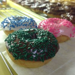 Chandler Donuts - Colorful sprinkle cake donuts :)