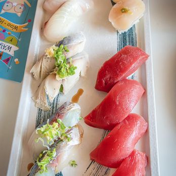 Sushi Noguchi - mixed Sushi nigiri - Sushi Bars Near Me - Yorba Linda, California Sushi Noguchi - mixed Sushi nigiri - Sushi Bars Near Me - Yorba Linda, California