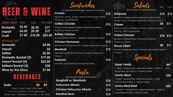 Menu photo 1 That's Amore Pizzeria Whittier, CA Menu photo 1 That's Amore Pizzeria Whittier, CA