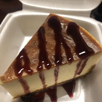 Chef Ches' Kitchen Express - Plain Cheesecake with drizzle - Tex-Mex Near Me - Fort Worth, Texas