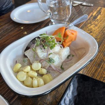 Aji Peruvian Cuisine - Hamachi ceviche - Peruvian Near Me - Long Beach, California Aji Peruvian Cuisine - Hamachi ceviche - Peruvian Near Me - Long Beach, California