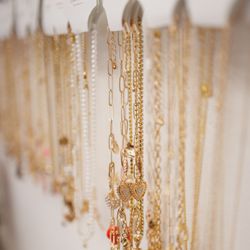 From paperclip chains to heart charms -- our jewelry wall has something for everyone. Shop Lena Layne in Spanish Fork!