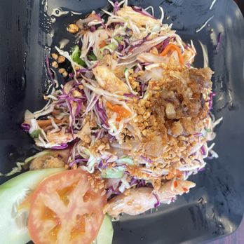 Lee's Bistro - S3. Lotus Chicken Salad. Like spicy chicken pad Thai had a baby with a cabbage salad. Light and delicious with tons of flavor. - Vietnamese Near Me - Midland, Texas