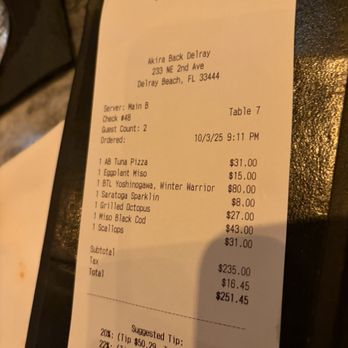 Akira Back - Bill ouchy pricey - Japanese Near Me - Delray Beach, Florida Akira Back - Bill ouchy pricey - Japanese Near Me - Delray Beach, Florida