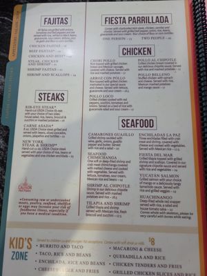 Menu photo 3 El Ranchero Inwood, WV Menu photo 3 El Ranchero Inwood, WV