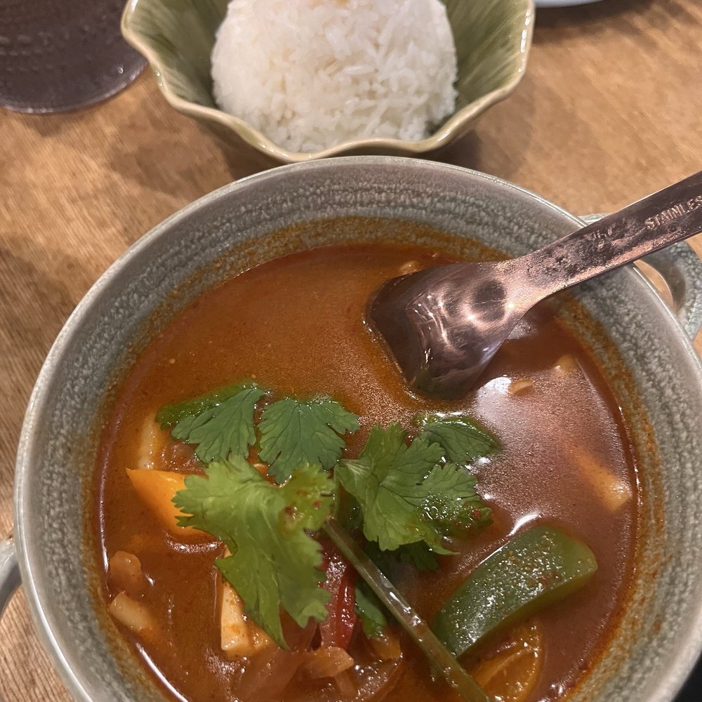 Kub kao - Tom Yum Shrimp with rice - Thai Near Me - Brooklyn, New York Kub kao - Tom Yum Shrimp with rice - Thai Near Me - Brooklyn, New York