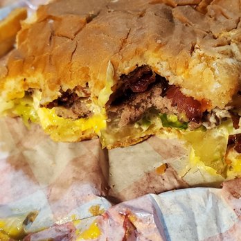 A & B Drive In - The burger smelled so good I started eating it before I got a picture. - Burgers Near Me - Truth or Consequencs, New Mexico