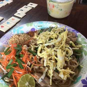 Ka-Lae Garden - Pad Thai with chicken. Super fresh. - Thai Near Me - Ocean View, Hawaii