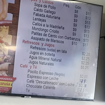 Panadería España Repostería - menu #2 - Bakeries Near Me - Carolina, Puerto Rico
