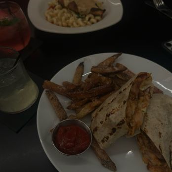 Crave - Chicken Wrap and truffle fries - New American Near Me - Akron, Ohio