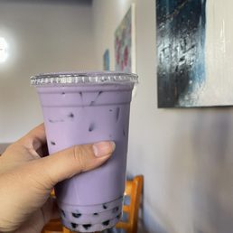 Taro milk tea Taro milk tea
