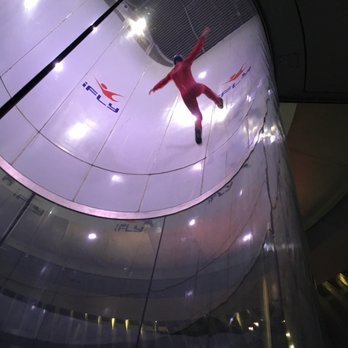 iFLY - Instructor showing us his skills - Skydiving Near Me - Overland Park, Kansas