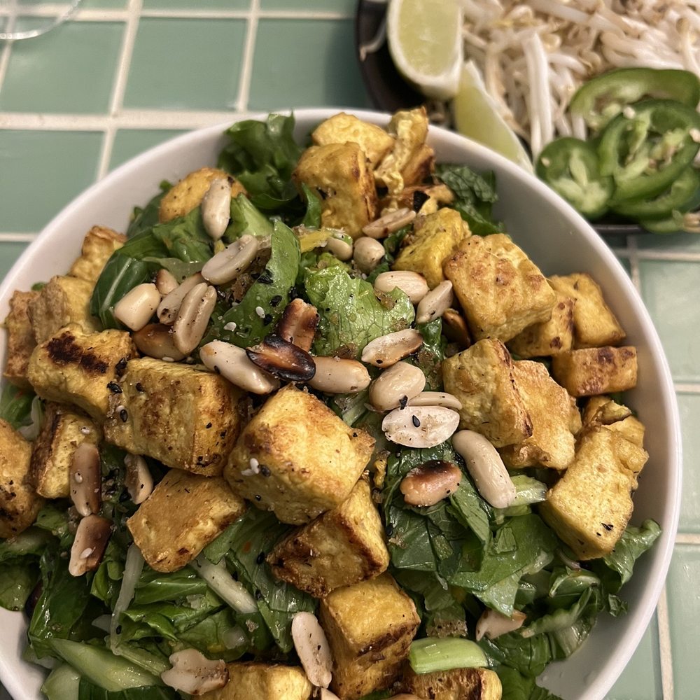 Ginger and Lemongrass - Thai Mint Salad with Lemongrass Tofu - Vietnamese Near Me - Whitestone, New York Ginger and Lemongrass - Thai Mint Salad with Lemongrass Tofu - Vietnamese Near Me - Whitestone, New York
