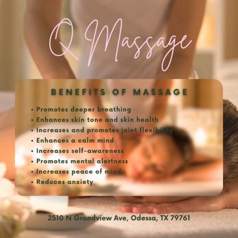 Q Massage - Massage Near Me - Odessa, Texas Q Massage - Massage Near Me - Odessa, Texas