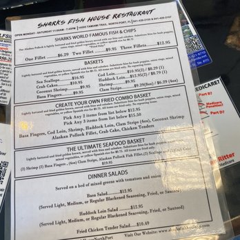 Sharks Fish House Restaurant - Menu - Fish & Chips Near Me - North Port, Florida Sharks Fish House Restaurant - Menu - Fish & Chips Near Me - North Port, Florida