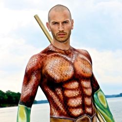 Bling It On Parties - Aquaman Body Paint