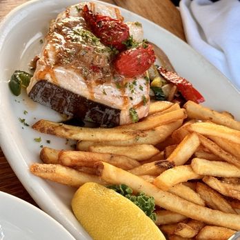 Brophy Bros - Swordfish with fries - Seafood Near Me - Santa Barbara, California