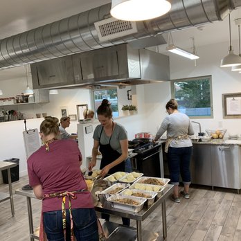 Lemon & Sage Market - 2 prep stations in the middle - Specialty Food Near Me - Springville, Utah