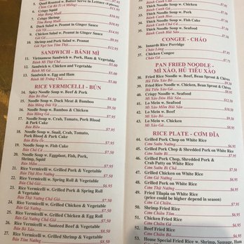 Thanh Huong Restaurant - Menu - Vietnamese Near Me - Jersey City, New Jersey Thanh Huong Restaurant - Menu - Vietnamese Near Me - Jersey City, New Jersey