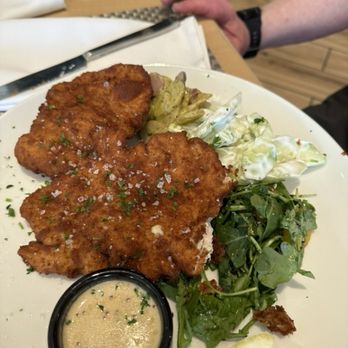 Wolfgang Puck Kitchen + Bar - Pork Schnitzel - New American Near Me - The Villages, Florida Wolfgang Puck Kitchen + Bar - Pork Schnitzel - New American Near Me - The Villages, Florida
