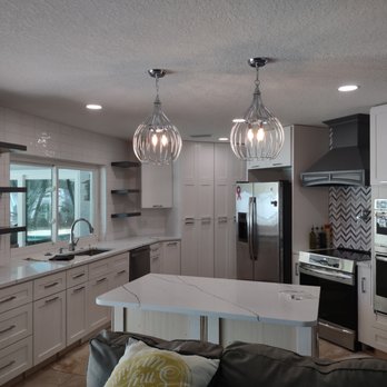 Around The Town Handy Man - Completely remodeled kitchen, custom made solid wood floating shelves - Handyman Near Me - Holiday, Florida Around The Town Handy Man - Completely remodeled kitchen, custom made solid wood floating shelves - Handyman Near Me - Holiday, Florida