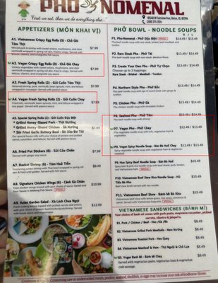 Menu photo 5 Pho Nomenal Boise, ID Menu photo 5 Pho Nomenal Boise, ID