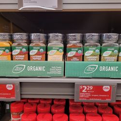 ALDI - Another great deal, compared to Great Value's organic dried spices at $4.39 each.