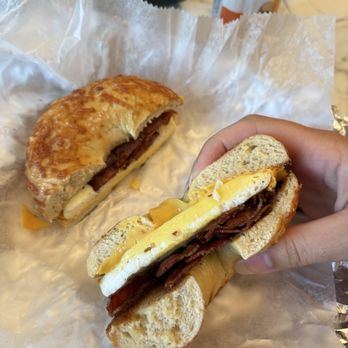 Island Bagels - Bacon egg and cheese - Breakfast & Brunch Near Me - Carolina Beach, North Carolina Island Bagels - Bacon egg and cheese - Breakfast & Brunch Near Me - Carolina Beach, North Carolina