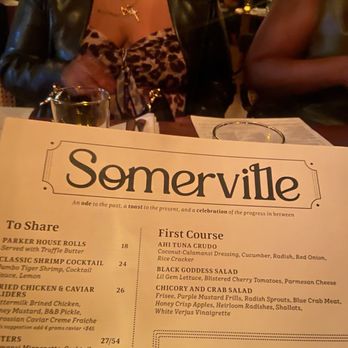Somerville - Bit if the menu - Steakhouses Near Me - Los Angeles, California
