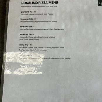 Rosalind Bakery - Menu - April 2024 - Bakeries Near Me - Pacifica, California Rosalind Bakery - Menu - April 2024 - Bakeries Near Me - Pacifica, California