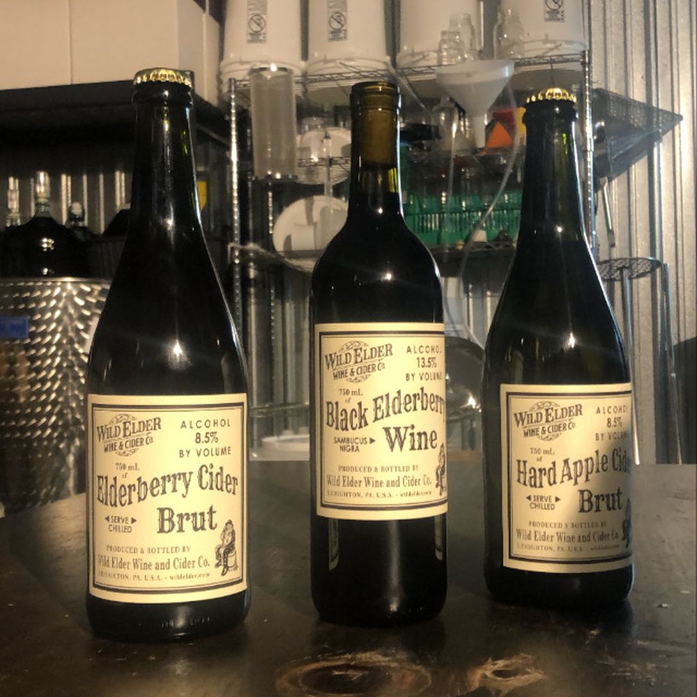 Wild Elder Wine and Cider - Some of the wine and ciders we sampled. - Wineries Near Me - Jim Thorpe, Pennsylvania