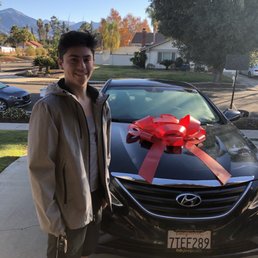 My son's new car. It was so awesome that Will allowed us to borrow the big bow to put on the car. My son's new car. It was so awesome that Will allowed us to borrow the big bow to put on the car.