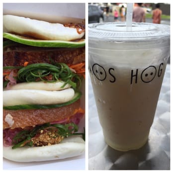Baos Hog - Braised pork belly, crispy belly, lychee lemonade - Chinese Near Me - Garden Grove, California