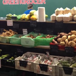 Specialist Asian Greengrocer - Green mangos, sweet potatoes, coconuts, bags of chilli and more!