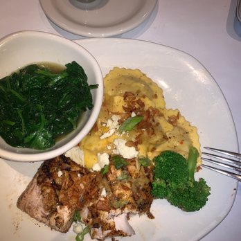 Bonefish Grill - Swordfish and pumpkin ravioli. - Seafood Near Me - Indianapolis, Indiana