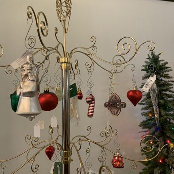 A Touch of German - a christmas tree with ornaments - Imported Food Near Me - Cullman, Alabama