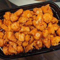 Happy Wok - General Tso chicken was a bit overcooked but I loved the spicy flavors.