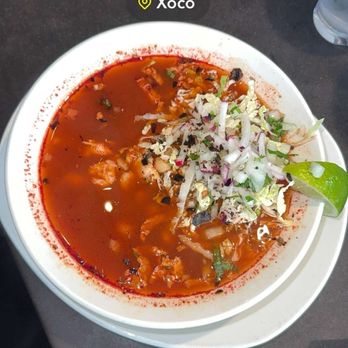 Xoco - Pozole Soup Chicken - Mexican Near Me - Chicago, Illinois Xoco - Pozole Soup Chicken - Mexican Near Me - Chicago, Illinois