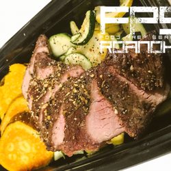 FPS: Food Prep Services Roanoke - Build Your Own Bowl with Steak, Squash and Zucchini, and Sweet Potato.
