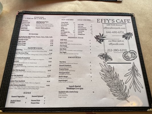 Menu photo 4 Effy's Cafe New York, NY Menu photo 4 Effy's Cafe New York, NY