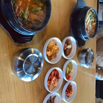 Jinmi Korean Restaurant - In front: Goat soup In back: Beef intestine soup - Korean Near Me - Anchorage, Alaska Jinmi Korean Restaurant - In front: Goat soup In back: Beef intestine soup - Korean Near Me - Anchorage, Alaska