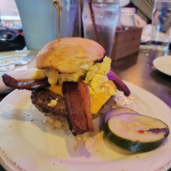 The Oakmont - Morning after burger... Incredibly DELICIOUS! - American Near Me - Indianapolis, Indiana The Oakmont - Morning after burger... Incredibly DELICIOUS! - American Near Me - Indianapolis, Indiana