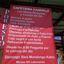 Cafeteria Karnivalu - Menu