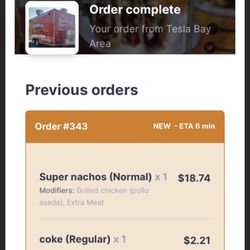 Fonsecas Mexican food truck - My receipt