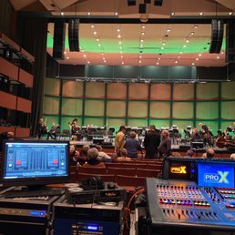a large auditorium full of people a large auditorium full of people