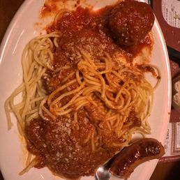Meat Lover's Treat - I gave 1 meat ball and half my sausage to the wife Meat Lover's Treat - I gave 1 meat ball and half my sausage to the wife