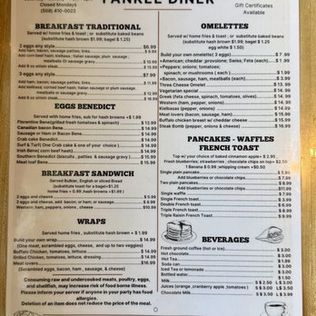 Yankee Diner - Breakfast menu - Diners Near Me - Charlton, Massachusetts Yankee Diner - Breakfast menu - Diners Near Me - Charlton, Massachusetts