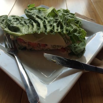Mo Java Cafe & Roasting - Lettuce wrapped chicken salad sandwich for those avoiding 'da gluten - Coffee & Tea Near Me - Lincoln, Nebraska Mo Java Cafe & Roasting - Lettuce wrapped chicken salad sandwich for those avoiding 'da gluten - Coffee & Tea Near Me - Lincoln, Nebraska