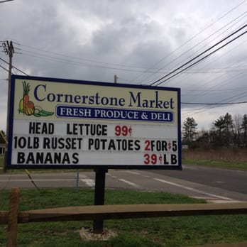 Cornerstone Market & Deli - a sign for the business - Grocery Near Me - Munroe Falls, Ohio Cornerstone Market & Deli - a sign for the business - Grocery Near Me - Munroe Falls, Ohio